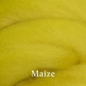 15 Maize Merino Waione Wool Carding